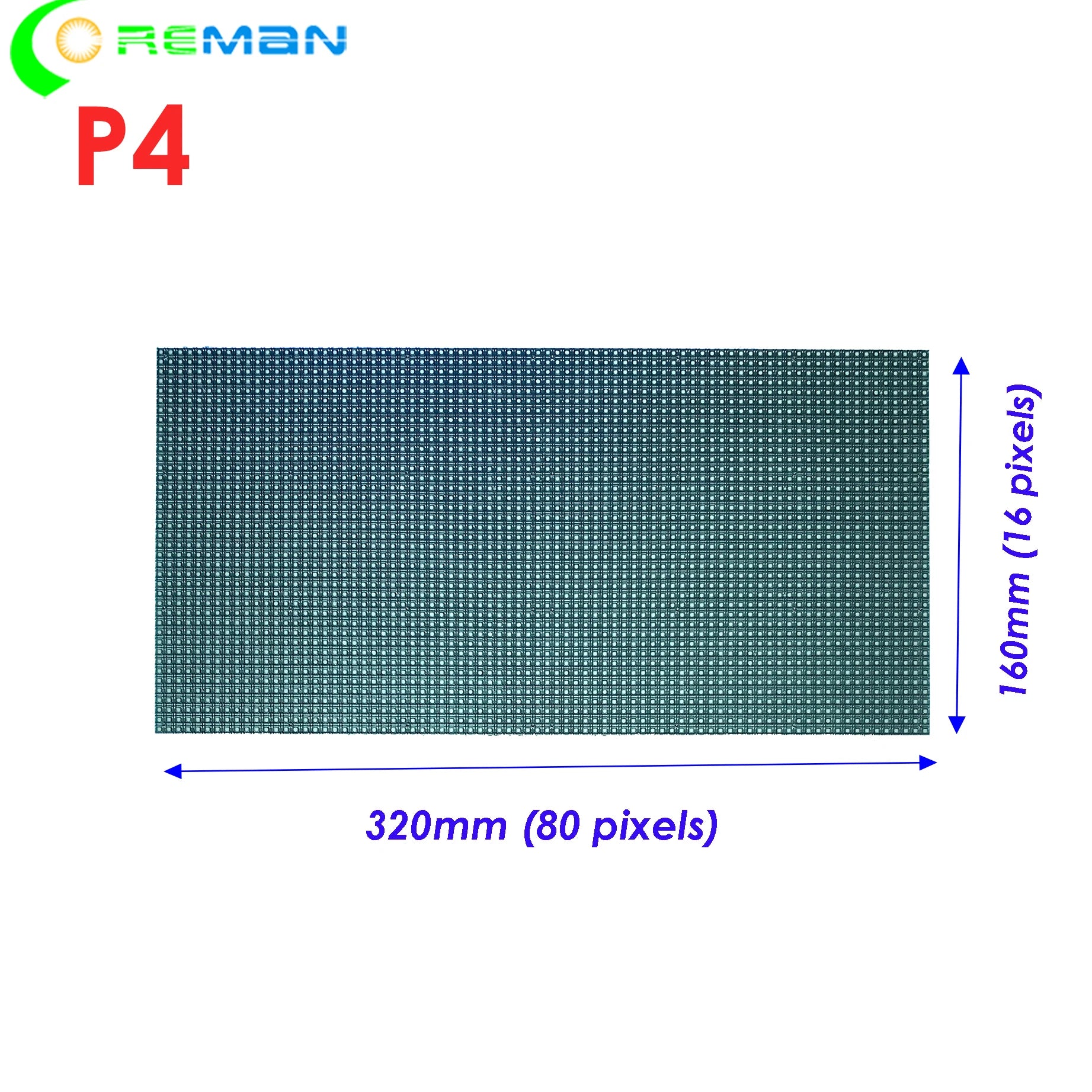 Good Price Cheap P4 Indoor Led Screen Module 320mm X 160mm 80 X 40 Pixel Full Color Pitch 4mm Led matrix