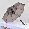 Premium Cooling Golf Umbrella - Rechargeable Misting Fan & Adjustable Water Spray System for Maximum Sun-Shading