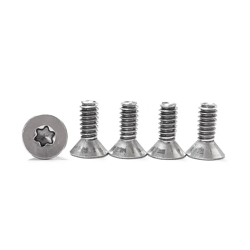 Hex Torx Countersunk Socket Head Screw Aluminum/304 Stainless Steel Metal Allen Flat Screw