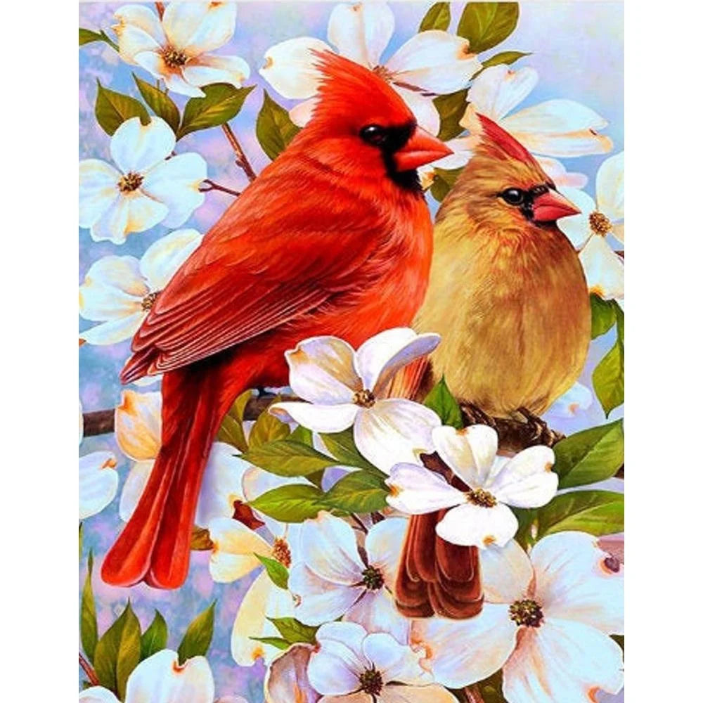 DIY 5D Diamond Painting Kits Full Drill Embroidery Crystal Rhinestone Bird Flower Landscape Printed Cross Stitch Painting Set