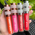 Luxurious Lipgloss Private Label Vegan Waterproof Matte Liquid Lipstick Cosmetics Empty Lip Gloss Tubes