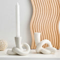 Porcelain Handmade Taper Candles Holder for Candlestick Dinner Candles Custom Logo Home Decoration Party Wedding Valentine'S Day