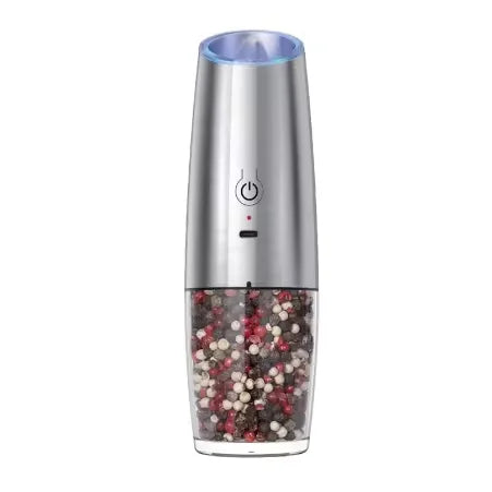 Newly Style Electric Black and Silvery USB Charging Pepper Grinder with Nice Appearance