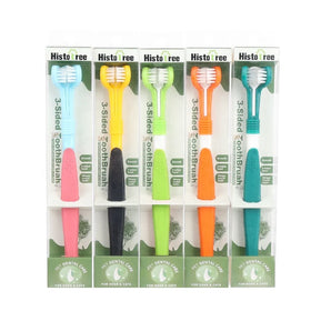 Factory Wholesale Pvc Box Packaging 3 Head Cat Pet Dog Toothbrush