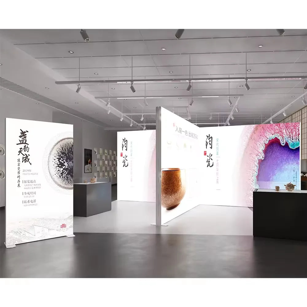 September Expo 2024 Procurement Festival Perfume Booth Customized Size Advertising Light Box MegaBDM