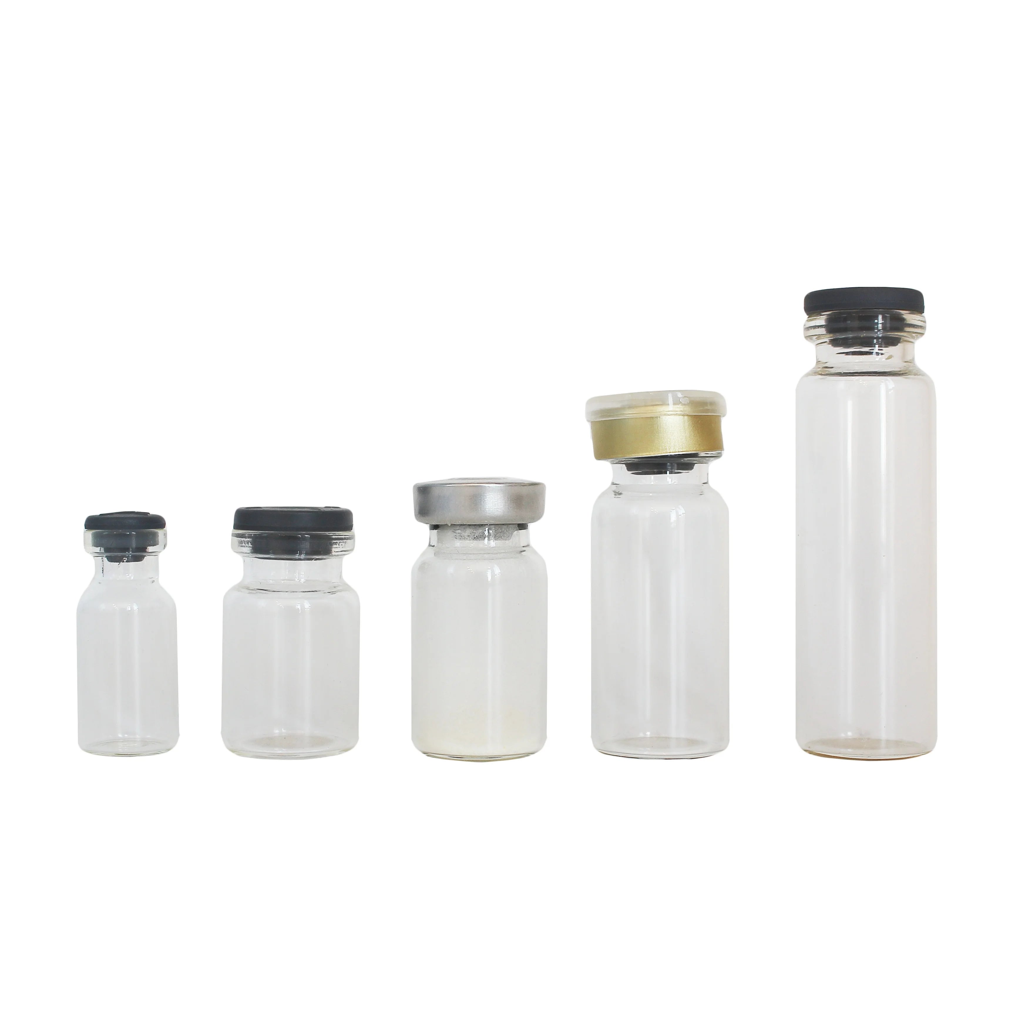 Freeze Dried Injection Vials Screen Logo Printed 3ml 5ml 6ml 7ml 8ml 10ml 15ml Pharmaceutical Vial Labels Botox Glass Bottle M88