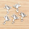 15pcs/lot 23x18mm Antique Silver Plated Frog Handmade Charms Pendant:DIY Jewelry Findings for Bracelet Necklace