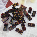 DIY Glossy Standard 2 Pieces Set Domino Silicone Molds Resin for Handmade Craft Epoxy Mold
