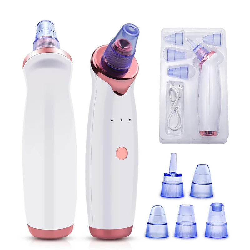 Hot Selling Pore Cleaner Vacuum Suction Facial Cleaner Nose Blackhead Removal Device Face Household SPA