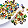 New Style Hemming Lace Claw 4 Holes Sew on Stone 10X14Mm 13X18Mm Oval Rhinestone Crystal Glass Diamond for Clothes Shoes Dress MegaBDM
