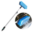 Hot Car Wash Water Brush  Upgrade Long Handle Aluminum Alloy Retractable Soft Hair car Wash Equipment