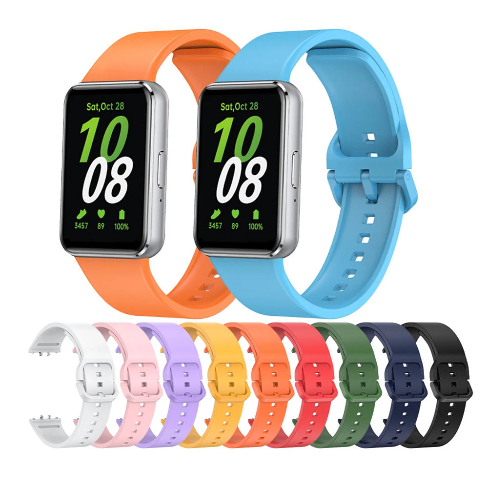 ShanHai Replacement Sport Strap for Samsung Galaxy Fit 3 Fitness Tracker Silicone Bracelet Wristband for Galaxy Fit 3 Band