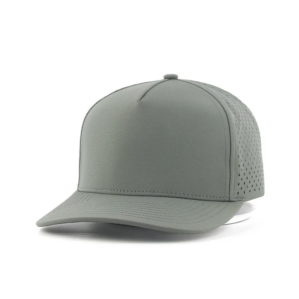 Custom Performance Snapback Hat Water-Resistant Hat Spring Summer Women Outdoor Sport Baseball Cap Trucker Hat Embroidered