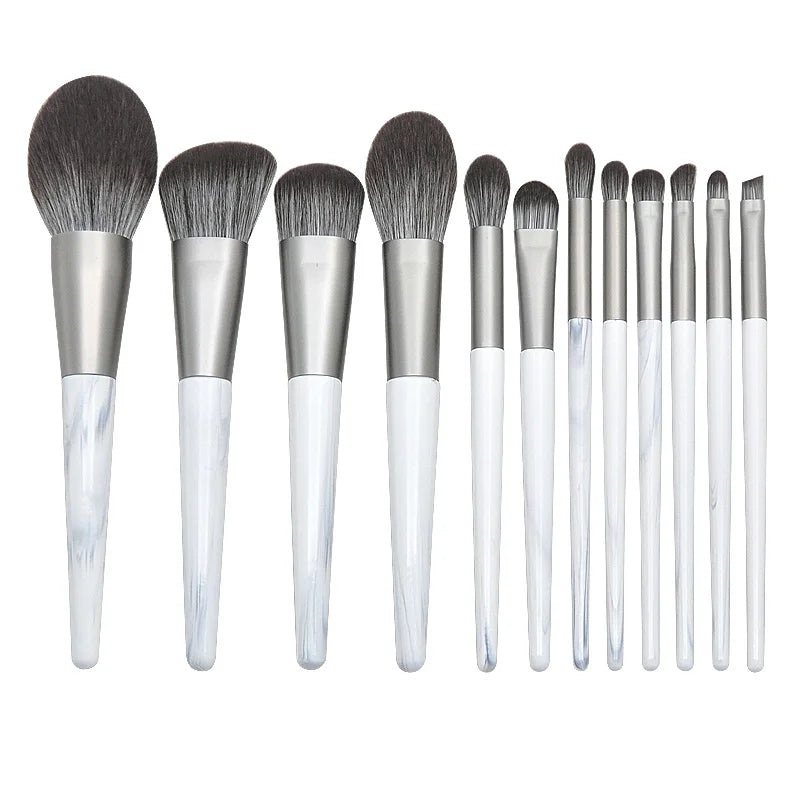 Makeup Beauty Tool Popular Make up Brush Sets With Holder 12 Pcs Eyebrow Brush Makeup Brushes