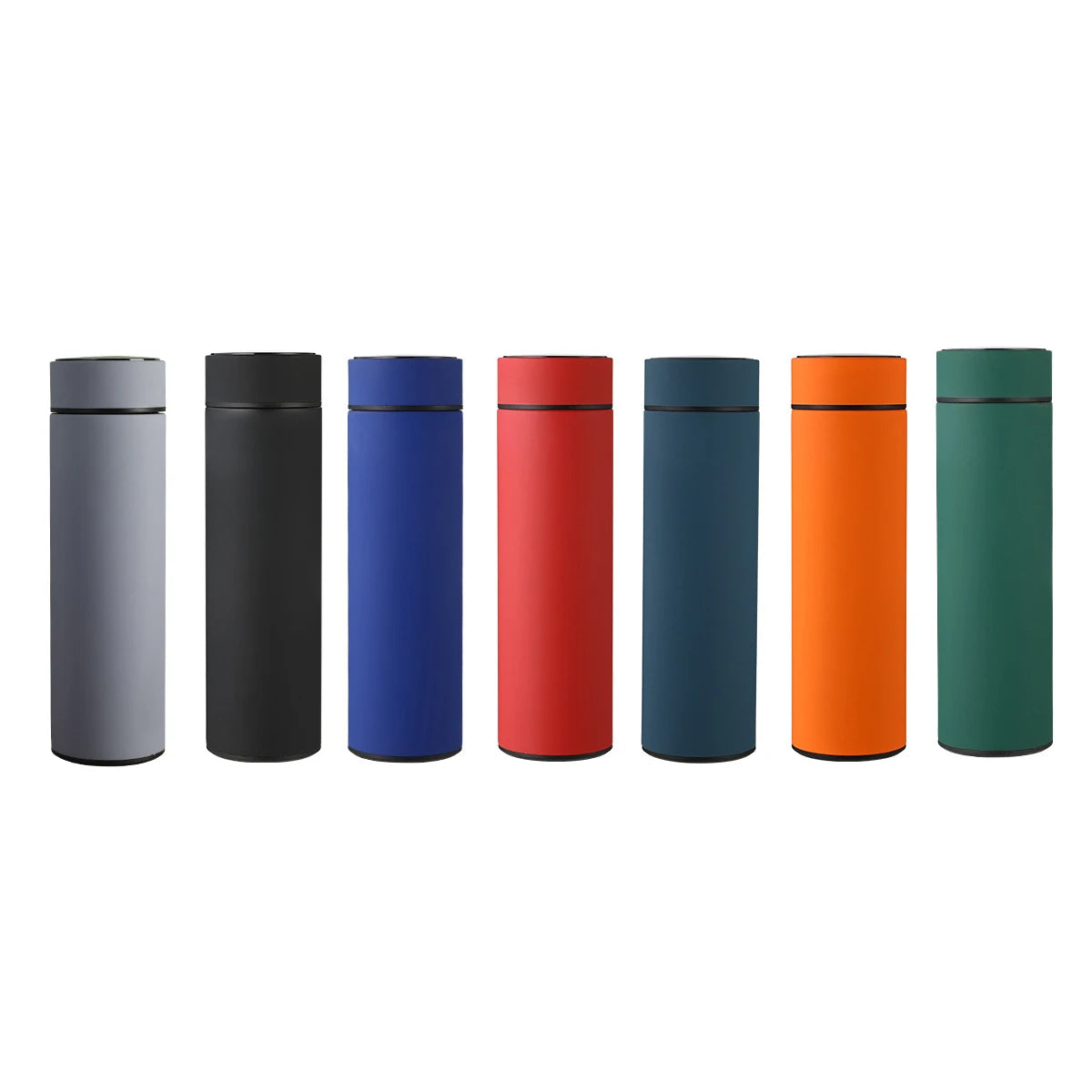 Custom 350ml 500ml Vacuum Colorful Smart Water Bottle With Replaceable Battery LED Digital Temperature Display for Business Gift