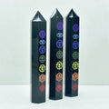 Natural High Quality Hand Carved Crystal Middle Size Polished Tower obsidian Stone Points for Home Decoration