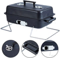 Portable Modern Korean Style Premium Luxurious Iron Folding Camping Charcoal Smokeless BBQ Grill