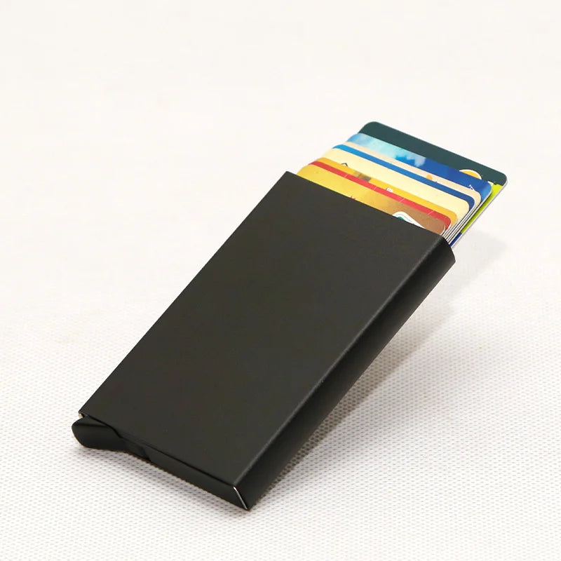 Light Weight Big Capacity 10 Pcs Card Holder RFID Blocking Metal Wallet