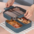 Eco Friendly Bento Box Meal Prep School Lunch Box Kids Metal Food Containers 304 Stainless Steel Lunch Box Preservation Features