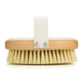 Manufacturer Bamboo Round Shape Soft Nylon Silk Bath Body Cleaning Brush With Belt