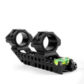 Precision Matte Black Air Bubble Level 1-Piece 25.4/30mm Telescope Mount with 140mm Length Made of Durable Aluminum Alloy