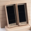 Comelylash Professional Bulk Silk Eyelash Natural Soft Custom Made Eyelash OEM Available Mixed Lash Trays Short Stem Volume Silk
