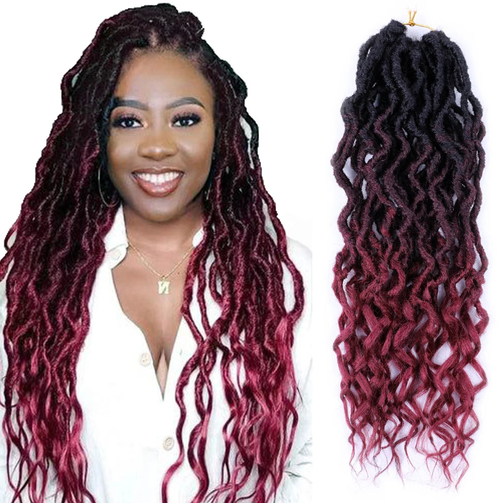 Gypsy Goddess Faux Locs Crochet Hair Gypsy Crochet Hair Wholesale Faux Locs Synthetic Gypsy Locs