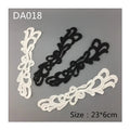 New Special Design Direct Sales Reasonable Price 100% Polyester Embroidery Lace Applique Lace Motif Patches for Garment DA018