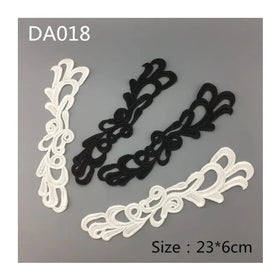 New Special Design Direct Sales Reasonable Price 100% Polyester Embroidery Lace Applique Lace Motif Patches for Garment DA018