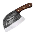 2020 Handmade Forged High Carbon Clad Steel Serbian Chef Kitchen Cleaver Slicing Broad Butcher Knife MegaBDM