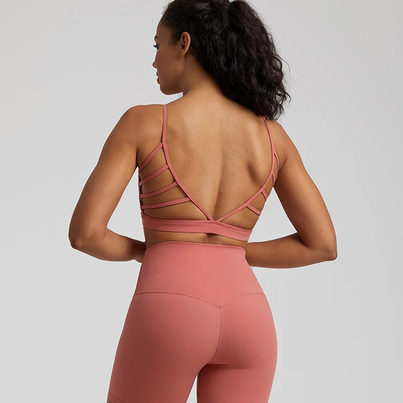 Sports Bra Yoga Fitness Push-up Bra Sportswear Custom Front Workout Running Gym Plus Size High Support Lightweight Quick Dry