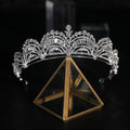 Gorgeous Handmade Royal Wedding Tiara Crowns With Crystal Hair Jewelry Bridal Hair Accessory