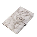 A5 Wholesale Printed Personalised Cute Design PU Travel Journal Small Password Personal Marble Diary Notebook Lock Custom Logo
