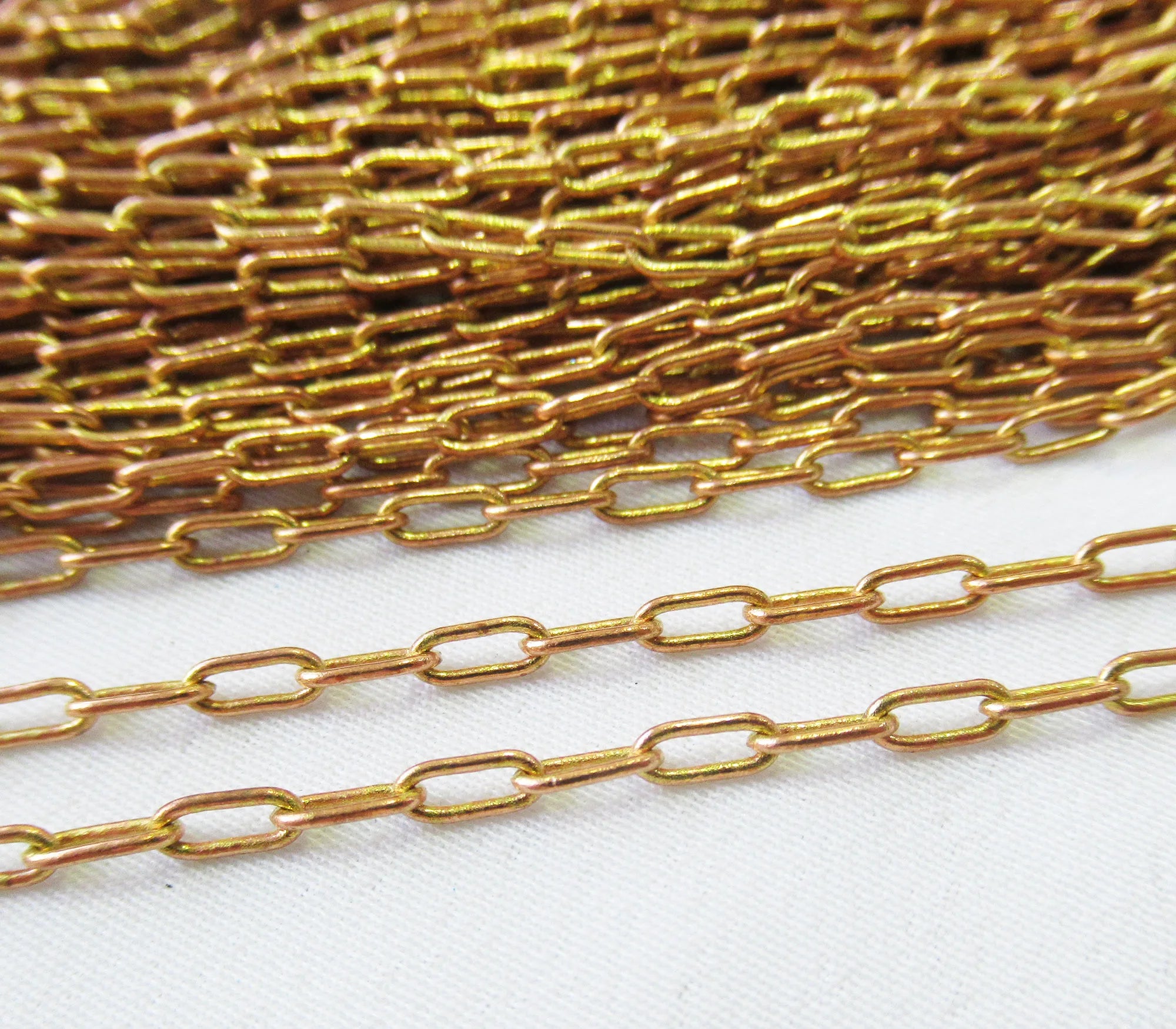 Copper Clip China 5x2mm Link Chain Finding for Jewelry Making