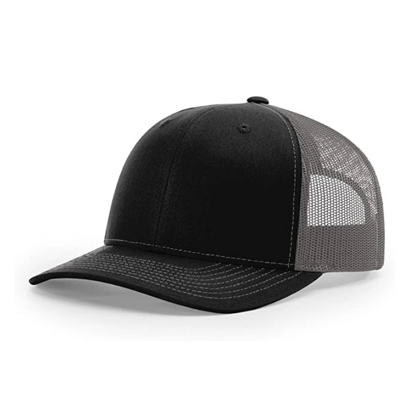 Gorras Custom Everyday Unisex Plain Blank Snapback Baseball Cap Hat and Mesh Trucker Baseball Cap