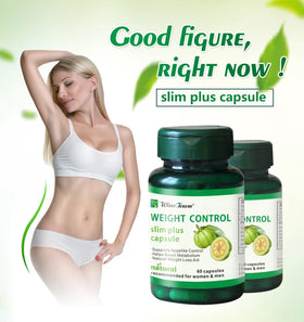 Natural Herbal Garcinia Cambogia Slimming Capsules 60-count Vegan Weight Loss Formula for Burns Fat Suppresses Appetite