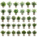 Durable Eco-Friendly Mini Artificial Bonsai Simulation Plant in Soft Plastic Pulp Pot for Indoor/Outdoor/Backyard Home Decor