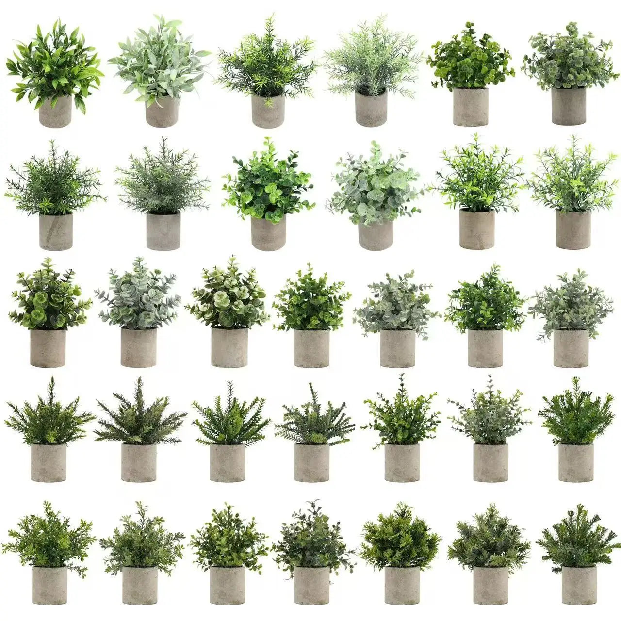 Durable Eco-Friendly Mini Artificial Bonsai Simulation Plant in Soft Plastic Pulp Pot for Indoor/Outdoor/Backyard Home Decor
