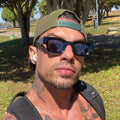 Hot Selling New Vintage Square Sunglasses Retro Punk Hip Hop Fashion with Custom Logo Transparent White PC Frame for Men Women