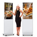USA Warehouse LCD Digital Signage 43 Inch White Touch Screen Commercial Grade for Indoor Advertising Display Screen