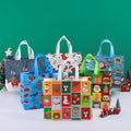 Custom Size House-Shaped Christmas Bags Bulk 3d Printed Decoration Supplies for Parties Holiday Cookie Biscuit Gift Bags MegaBDM
