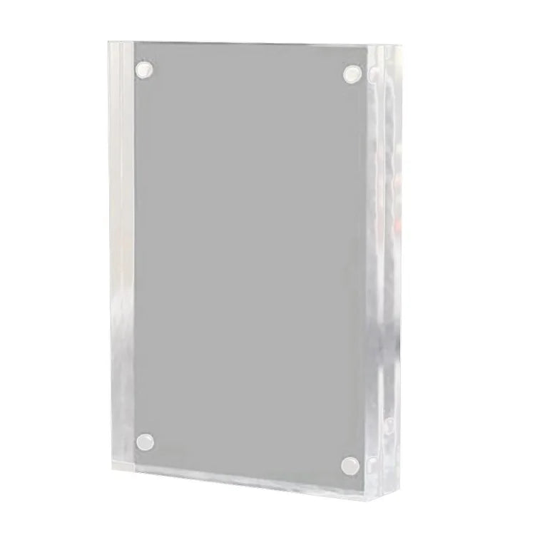 Modern High Magnetism Transparent for Installing Pictures Drawing Certification Placed on Table Acrylic Photo Frame