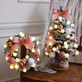 Christmas Wreath Plush Tree Decorations Christmas Tree Potted Plants Desktop Ornaments Scene Arrangement