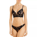 New Factory Custom Hot Selling Women Lace Bra Brief Set Fashion Lace Transparent Push up Bra Panty Set