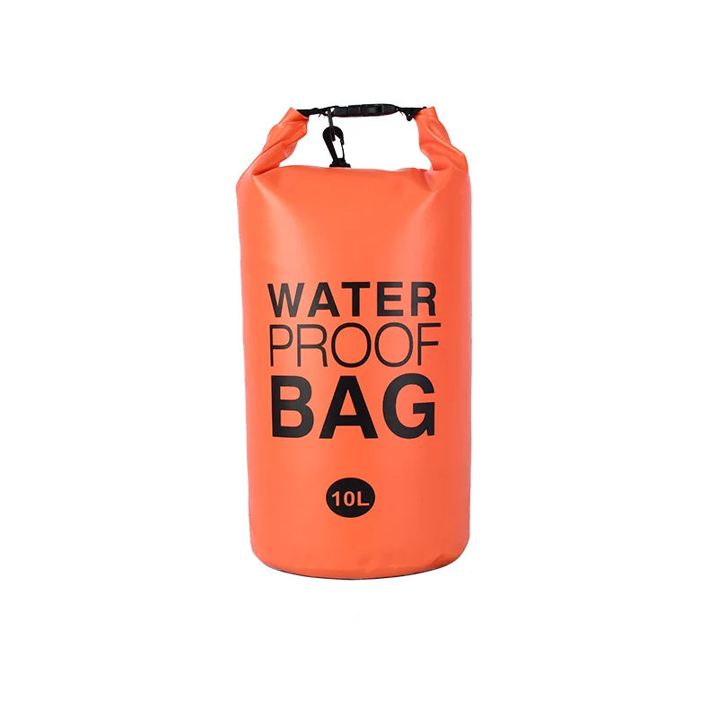 Hopewang DB-10L 10L 500D PVC Tarpaulin Roll Top Waterproof Foldable Dry Bag Floating Lightweight Single-shoulder Backpack