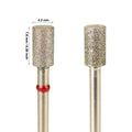 3/32"4.3mm Grinding Head Bur Tips  Barrel Efile Wholesale Pedicure Safety Russian Diamond Manicure Cuticle Drill Bits for Nails