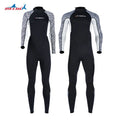 DIVE and SAIL 3/2 Neoprene Back Zipper Sport Wear Long Sleeve Pants Freediving Kayak Wetsuit Dive Suit for Water Sports