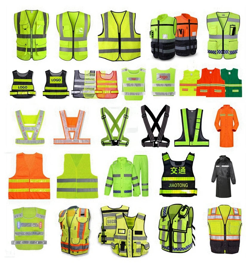 Safety Jacket Orange Safety Vest Work Safety Jacket Mens Designer Polo Shirts High Visibility Coverall Work Uniform