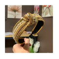 Bling Classic Rhinestone Wave Hair Band Brand New Fashion Bohemia Shiny Diamond Wide Edge Knot Headband