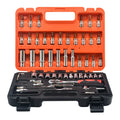 53PCS/set 72-tooth CR-V Ratchet Auto Repair Mechanic Wrench Set Kit Hand Tool Toolbox Combination Socket Wrench Sets